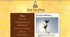 Desktop Screenshot of oase-der-stille.org