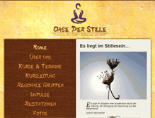Tablet Screenshot of oase-der-stille.org
